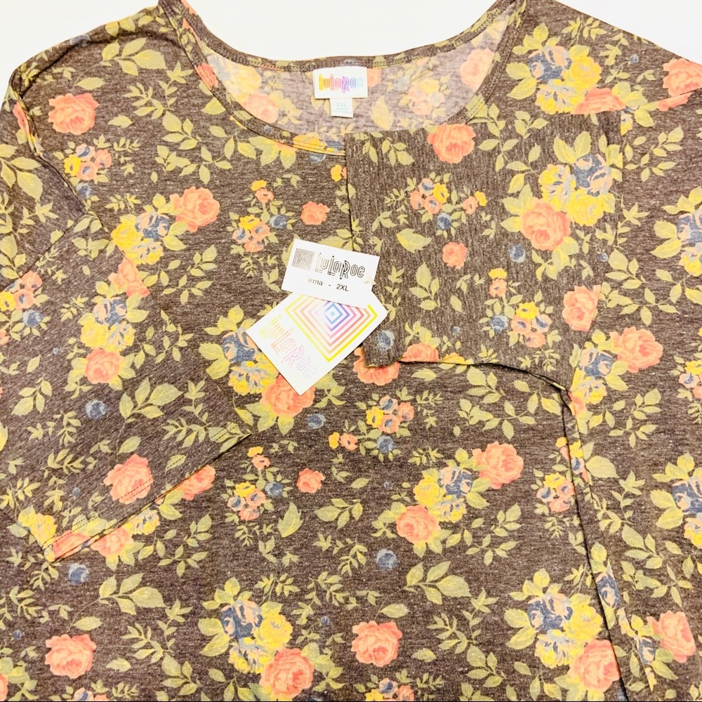 Lularoe Plus Size Irma Tunic Tee- New